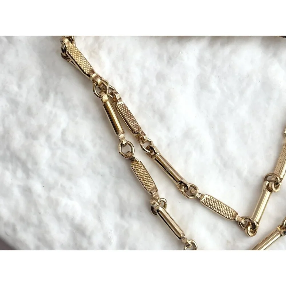 Gold Toned Adjustable Vintage Men's Midcentury Style Tie Bar | Tie Clip